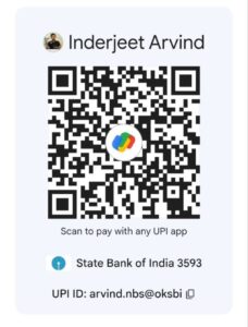 Bank Account QR Code Inderjeet